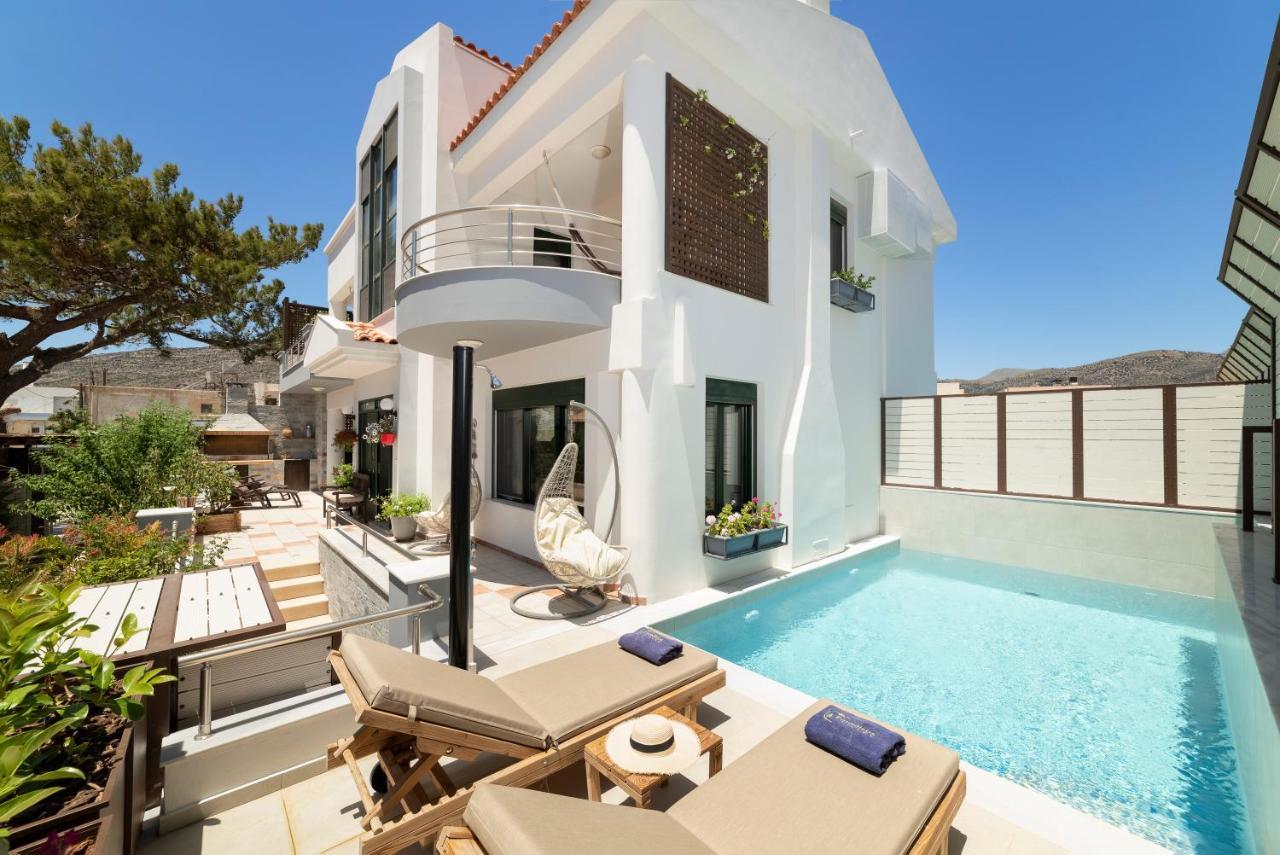 Paradisos Luxury Villas Next To Beach Koutsourás Exterior foto